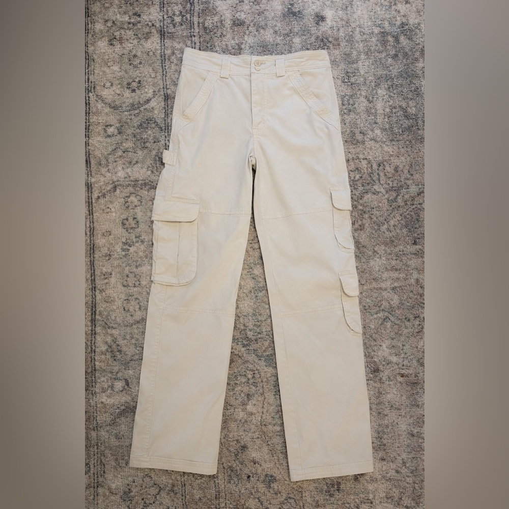 Abercrombie Ivory Cargo Pants